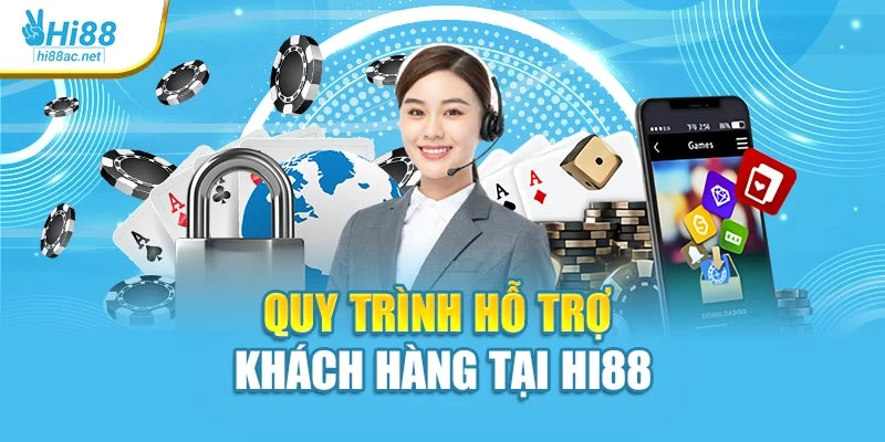 Quy trình hỗ trợ khách hàng tại Hi88