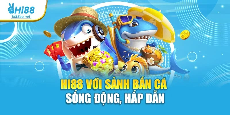 Hi88 với sảnh bắn cá sống động, hấp dẫn